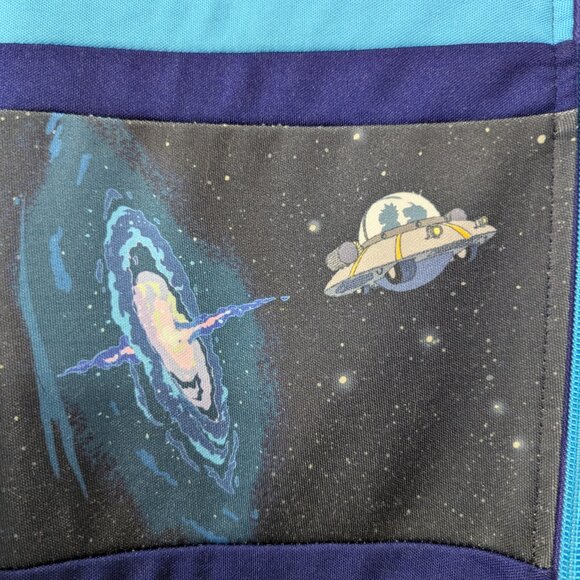 Diadora x Rick And Morty Intergalactic Track Jacket Purple and Blue - Picture 7 of 14